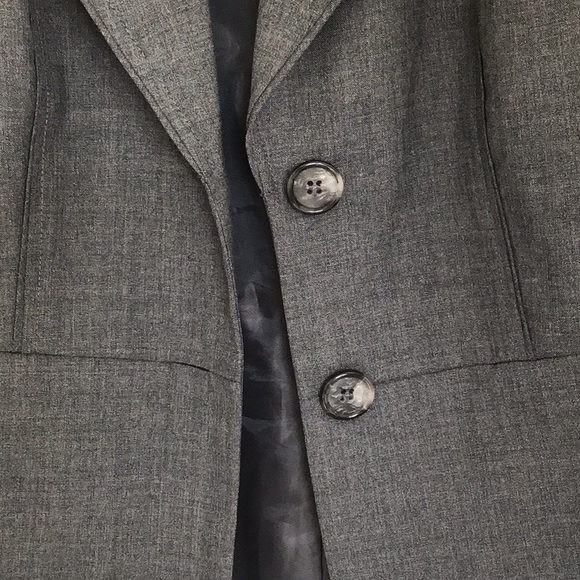 Ann Taylor Factory Charcoal Gray Blazer, Size 4 - Picture 5 of 5